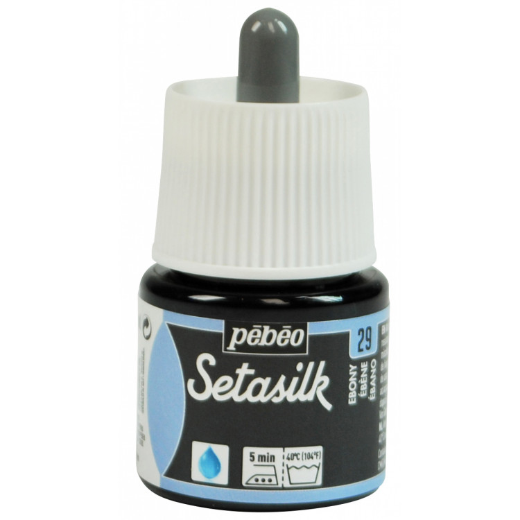 PEINTURE SETASILK SOIE 45ML EBENE