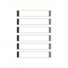ETIQUETTES PLASTIFIEES GRISES 86X17 (24)