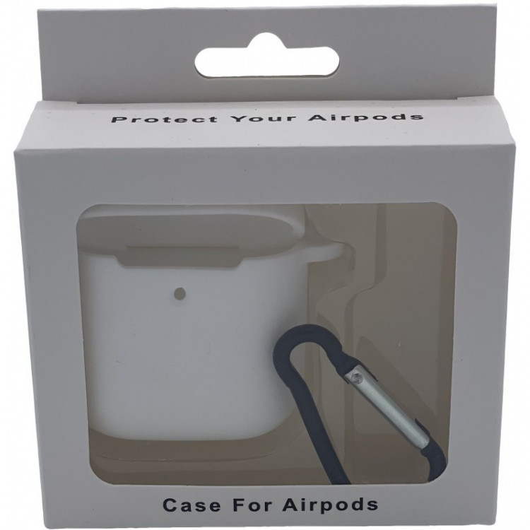 COQUE AIRPOD 2 APPLE BLANC