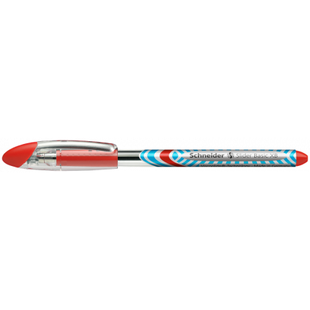 STYLO BILLE - SLIDER BASIC - XB - EPAISSEUR DE TRAIT EXTRA LARGE - ROUGE