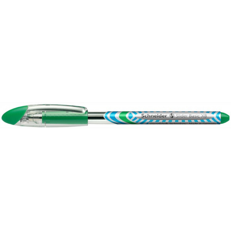 STYLO BILLE - SLIDER BASIC - XB - EPAISSEUR DE TRAIT EXTRA LARGE - VERT