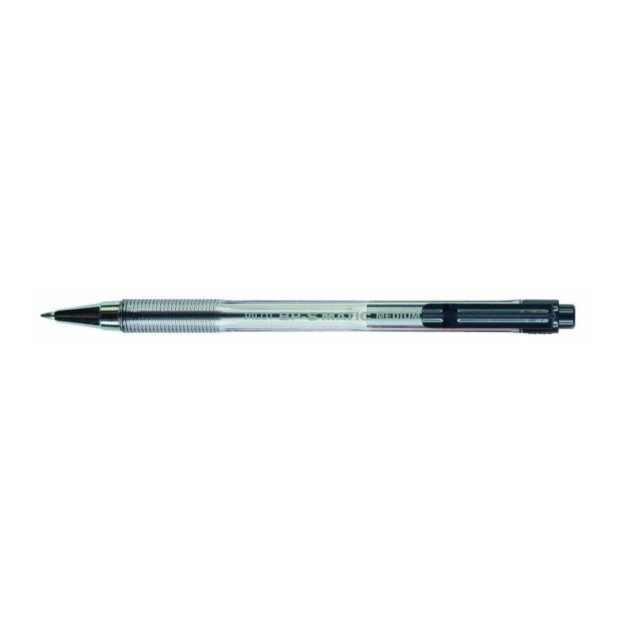 STYLO BILLE - BP-S MATIC RETRACTABLE - 0,7mm - EPAISSEUR DE TRAIT - NOIR -  BuroStock Réunion