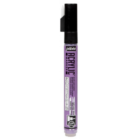 MARKER ACRYLIC PTE 0,7MM VIOLET CL