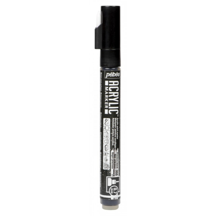 MARKER ACRYLIC PTE 0,7MM NOIR PREC