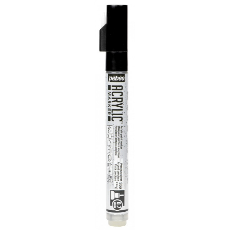 MARKER ACRYLIC PTE 0,7MM ARGENT PREC