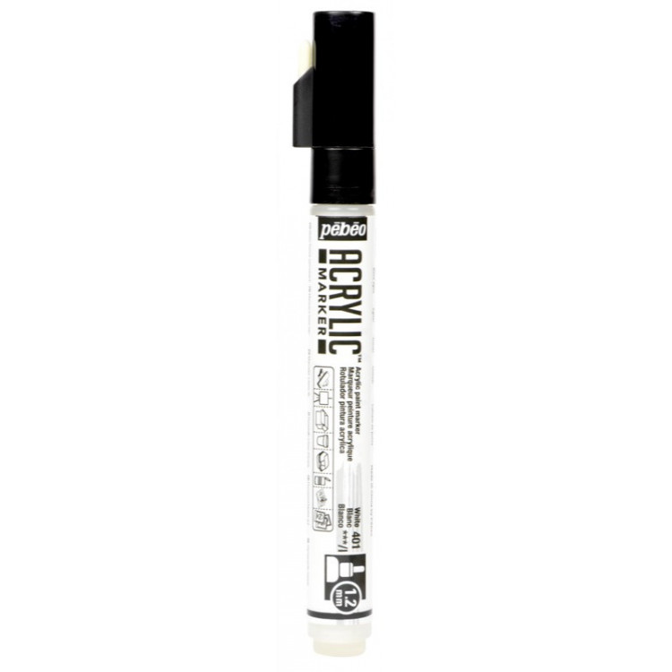 MARKER ACRYLIC PTE 1,2MM BLANC