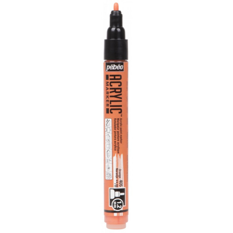 MARKER ACRYLIC PTE 1,2MM ORANGE