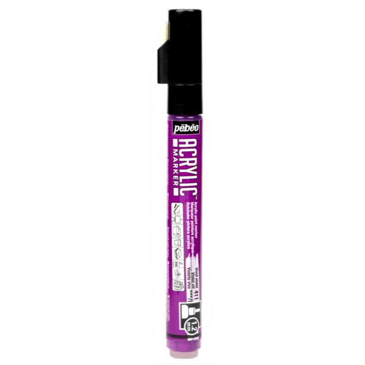 MARKER ACRYLIC PTE 1,2MM VIOLET VIF