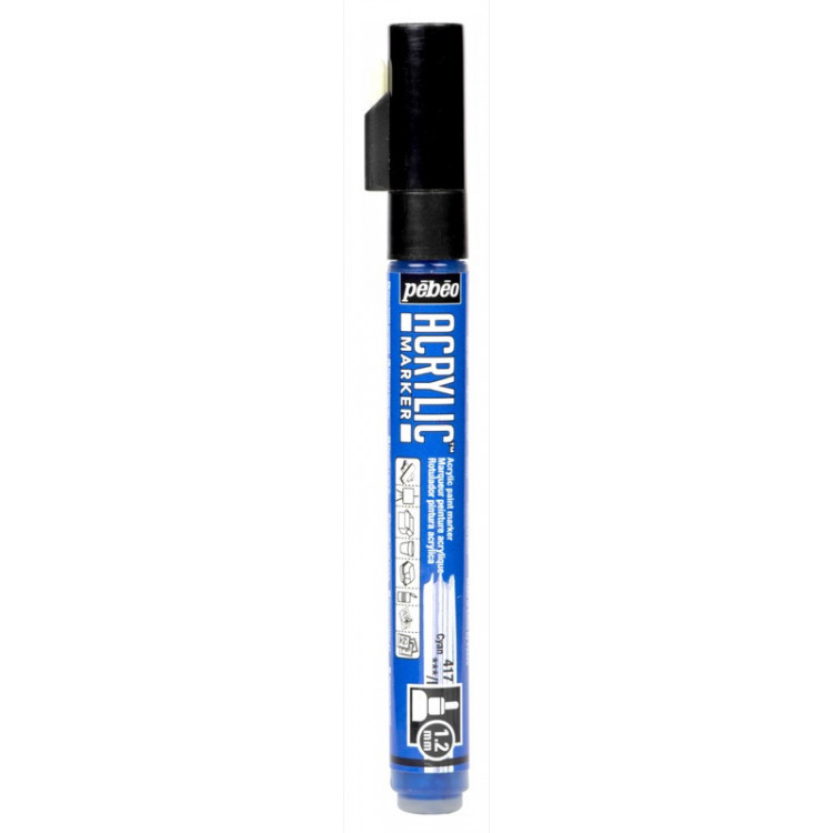 MARKER ACRYLIC PTE 1,2MM CYAN