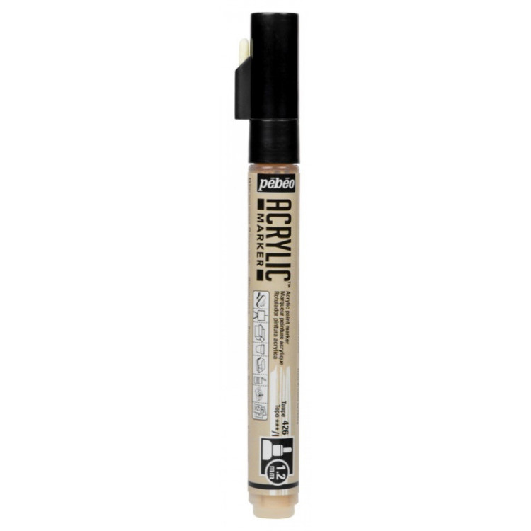 MARKER ACRYLIC PTE 1,2MM TAUPE