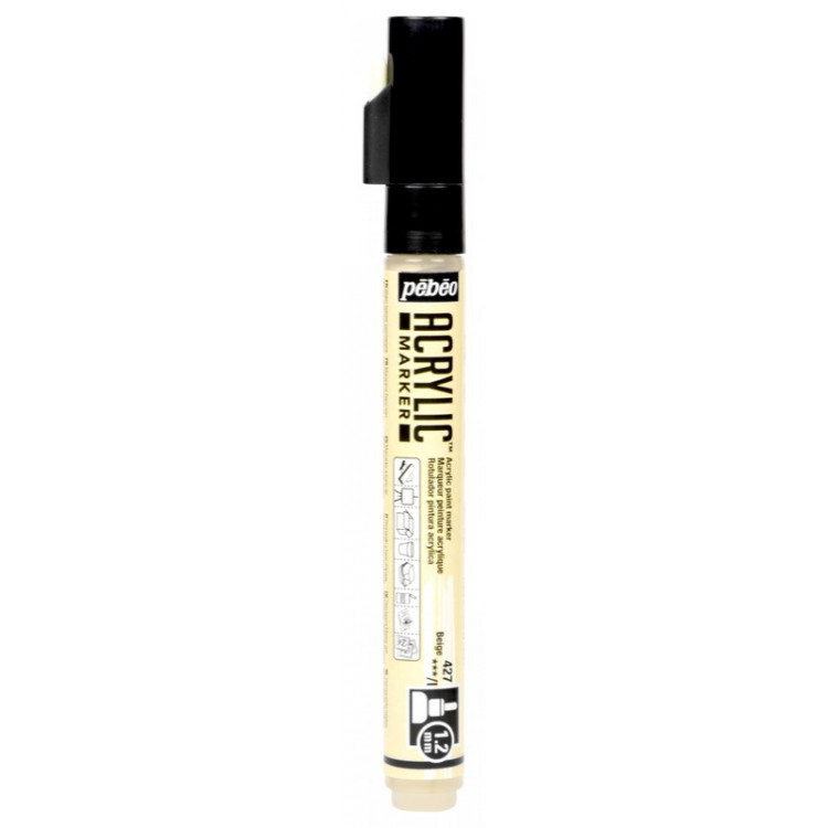 MARKER ACRYLIC PTE 1,2MM BEIGE