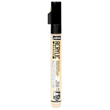 MARKER ACRYLIC PTE 1,2MM BEIGE ROSE