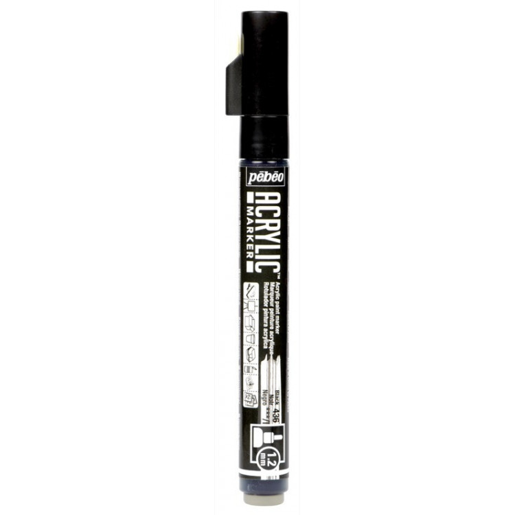 MARKER ACRYLIC PTE 1,2MM NOIR