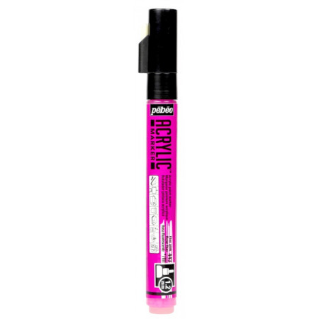 MARKER ACRYLIC PTE 1,2MM ROSE FLUO