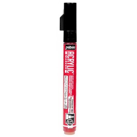 MARKER ACRYLIC PTE 1,2MM ROUGE PREC