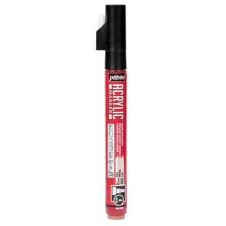 MARKER ACRYLIC PTE 4MM ROUGE