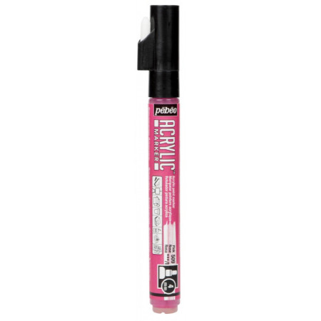 MARKER ACRYLIC PTE 4MM ROSE