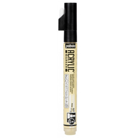 MARKER ACRYLIC PTE 4MM BEIGE