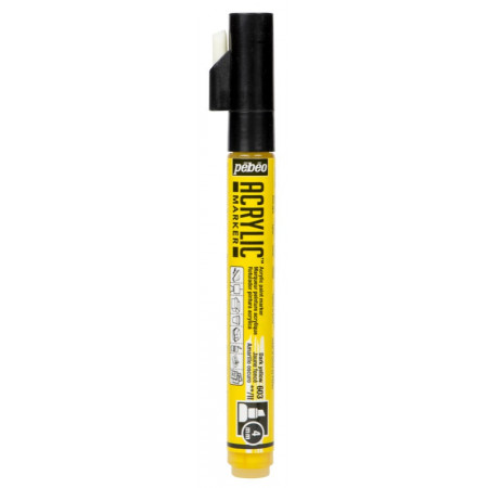 MARKER ACRYLIC PTE BISEAU 4 JAUNE