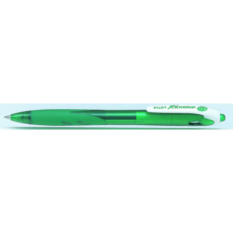 STYLO BILLE - REXGRIP - 1mm - EPAISSEUR DE TRAIT MOYEN - BEGREEN - VERT