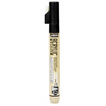 MARKER ACRYLIC PTE BISEAU 4 BEIGE