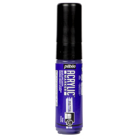 MARKER ACRYLIC PTE 5-15MM VIOLET