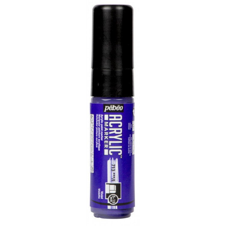 MARKER ACRYLIC PTE 5-15MM VIOLET