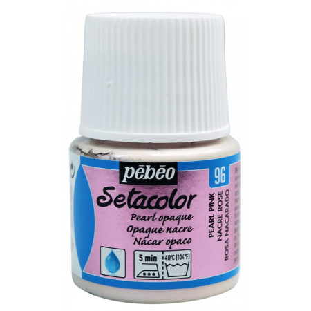 PEINTURE SETACOLOR OP 45ML NACRE ROSE