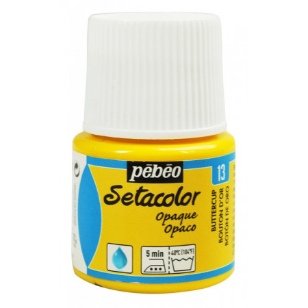 PEINTURE SETACOLOR OP 45ML BOUTON D'OR