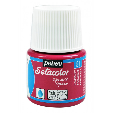 PEINTURE SETACOLOR OP 45ML FRAMBOISE