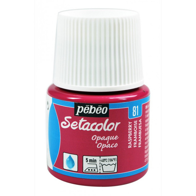 PEINTURE SETACOLOR OP 45ML FRAMBOISE