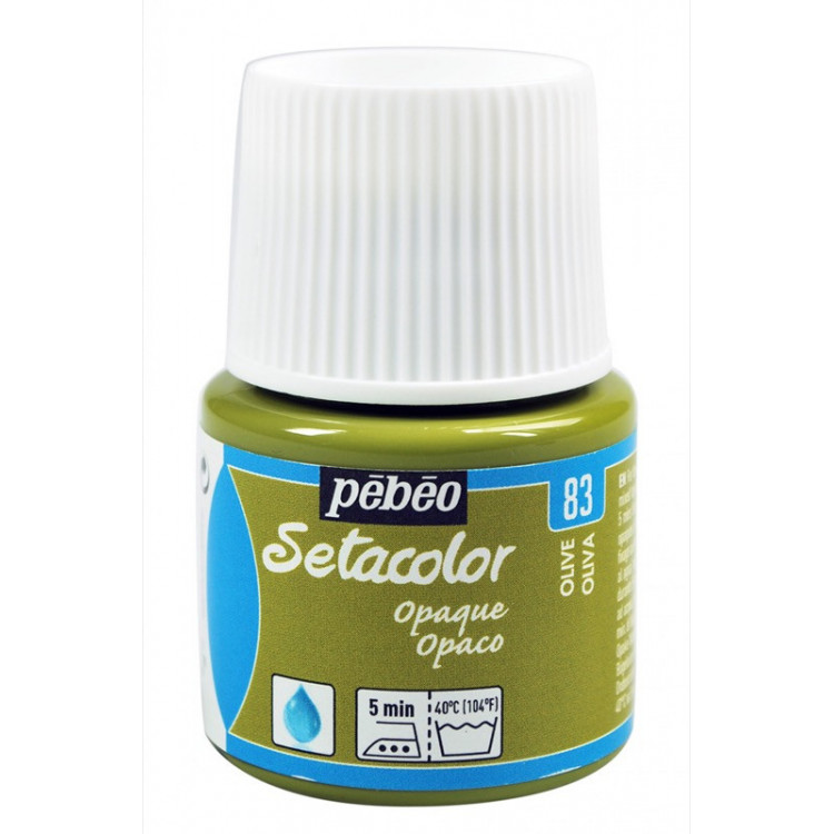 PEINTURE SETACOLOR OP 45ML OLIVE