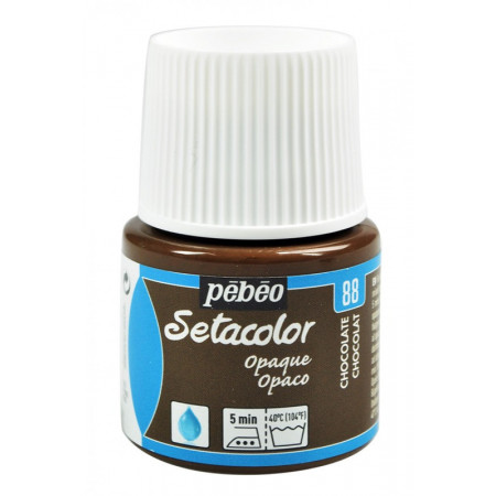 PEINTURE SETACOLOR OP 45ML CHOCOLAT