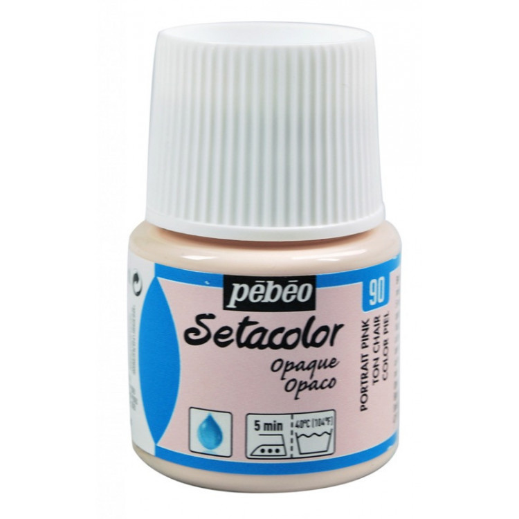 PEINTURE SETACOLOR OP 45ML BEIGE ROSE