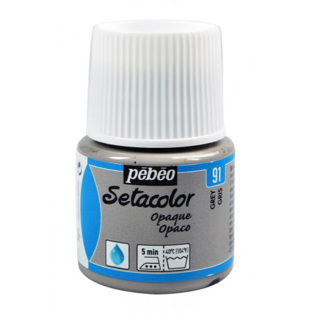 PEINTURE SETACOLOR OP 45ML GRIS