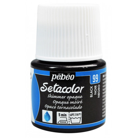 PEINTURE SETACOLOR OP 45ML NOIR