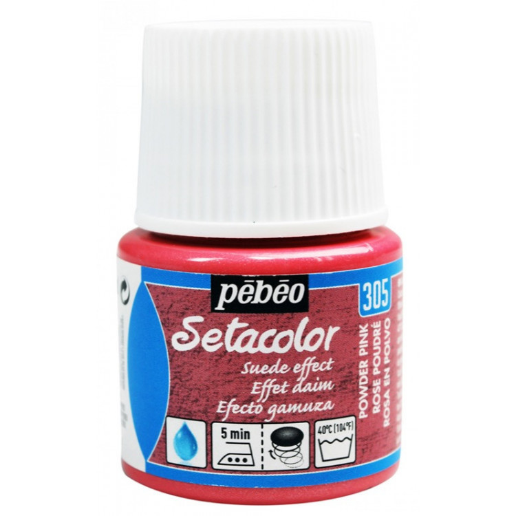 PEINTURE SETACOLOR OP DAIM 45ML ROSE POU