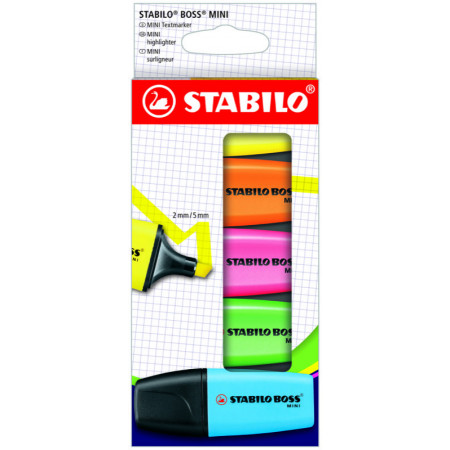 SURLIGNEUR STABILO MINI FUNNIMALS (X5)