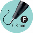 Feutre STABILO- Sensor - Pointe extra fine 0,3 mm - Vert clair    - Shopping et Courses en ligne, livrés à domicile ou au bureau,  7j/7 à la Réunion