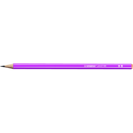 1 crayon graphite STABILO pencil 160 corps rose HB