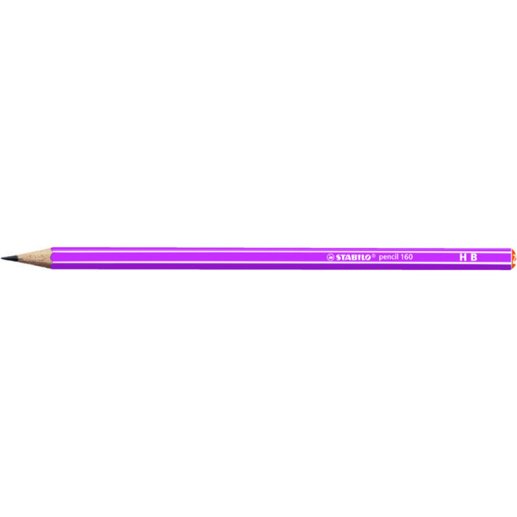 1 crayon graphite STABILO pencil 160 corps rose HB
