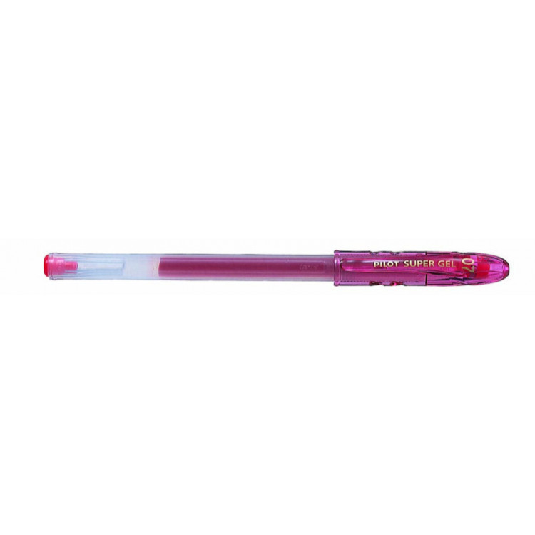 STYLO ROLLER ENCRE GEL - SUPER GEL - 0,7mm - EPAISSEUR DE TRAIT - ROUGE