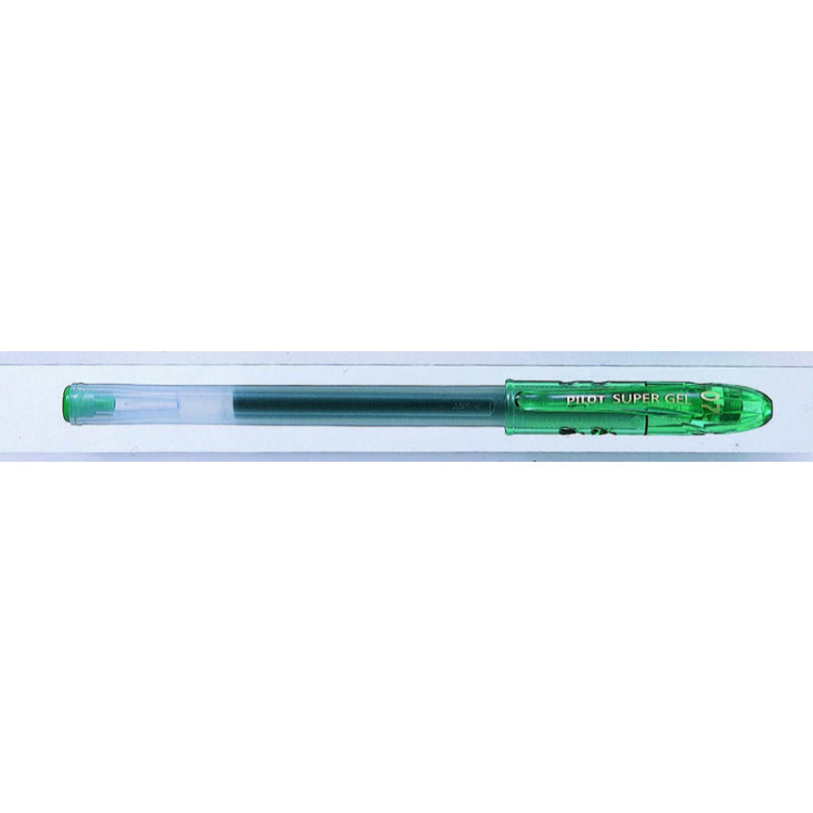 STYLO ROLLER ENCRE GEL - SUPER GEL - 0,7mm - EPAISSEUR DE TRAIT - VERT