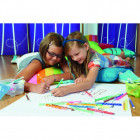 18 feutres de coloriage pointe moyenne STABILO Trio AZ dont 3 fluo