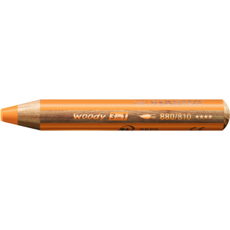 1 crayon multitalents STABILO woody 3 in 1 or