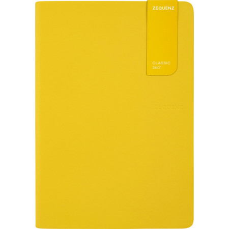 CARNET A5 ZEQUENZ JAUNE MIM