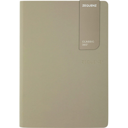 CARNET B6 ZEQUENZ TAUPE LIG