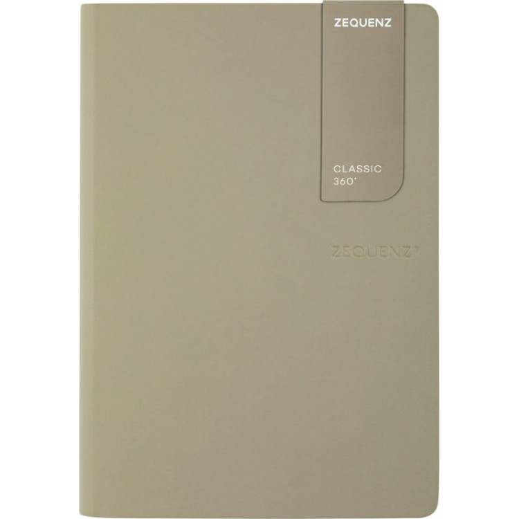 CARNET B6 ZEQUENZ TAUPE LIG