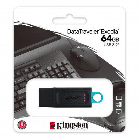 CLÉ USB 3.2 DATATRAVELER EXODIA 64GB