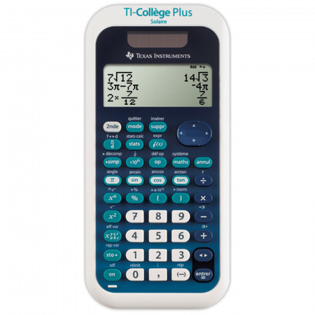 CALCULATRICE TEXAS INSTR TI COLLEGE PLUS